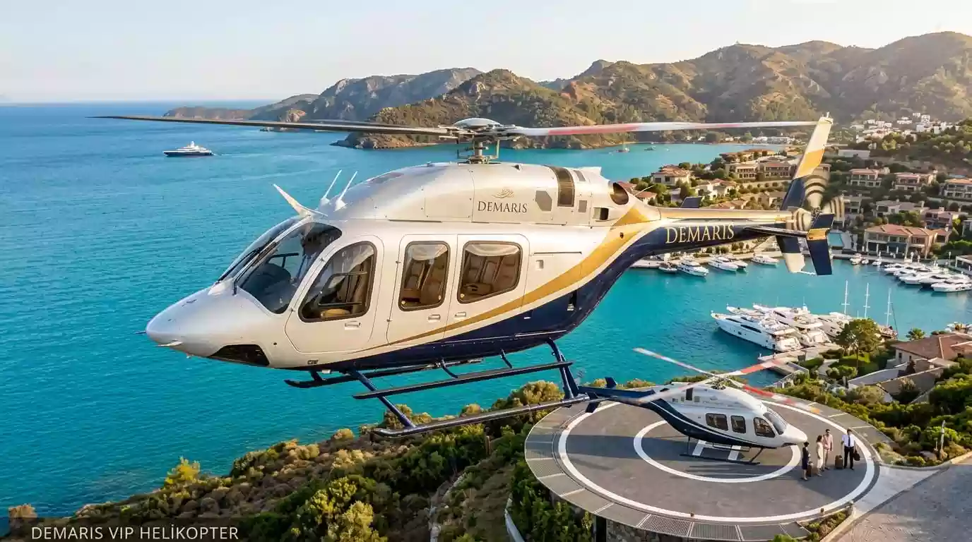 VIP Helicopter Transfer to D-Maris Bay: Skip Traffic, Arrive in Style with Tesla Travel